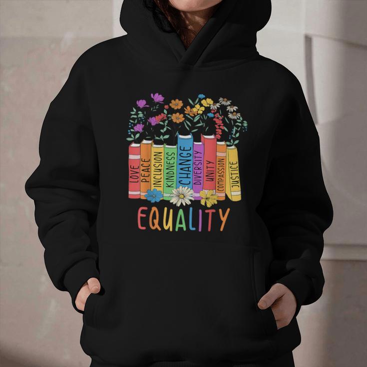 Equality Book LGBTQ Wildflowers Equal Rights Gay Kindness Graphic Youth Hoodie Equality Book LGBTQ Wildflowers Equal Rights Gay Kindness Graphic Youth Hoodie