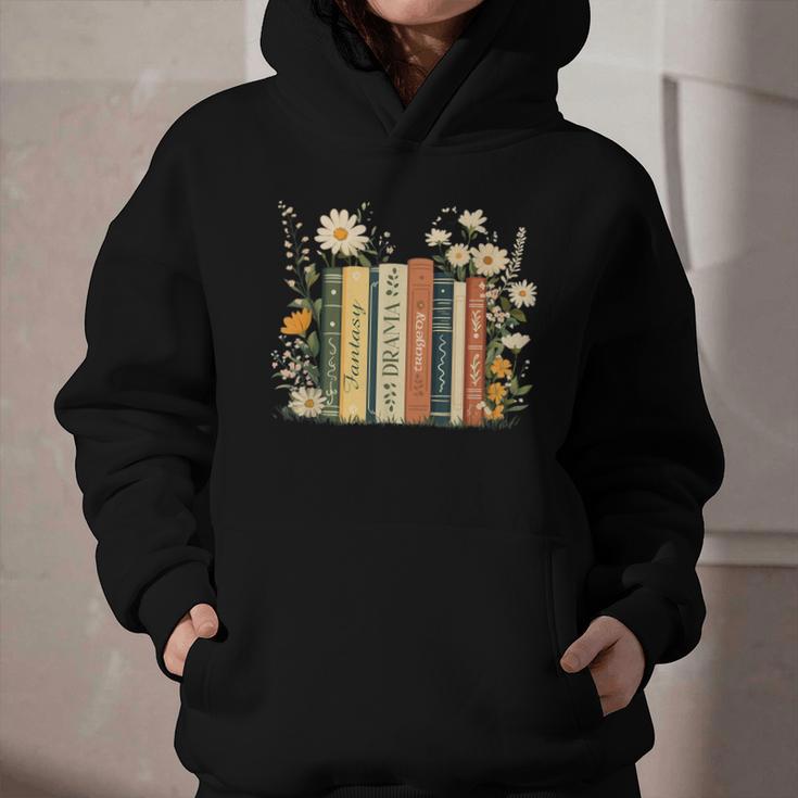 Fantasy Drama Tragedy Book Floral Subtle Graphic Youth Hoodie Fantasy Drama Tragedy Book Floral Subtle Graphic Youth Hoodie