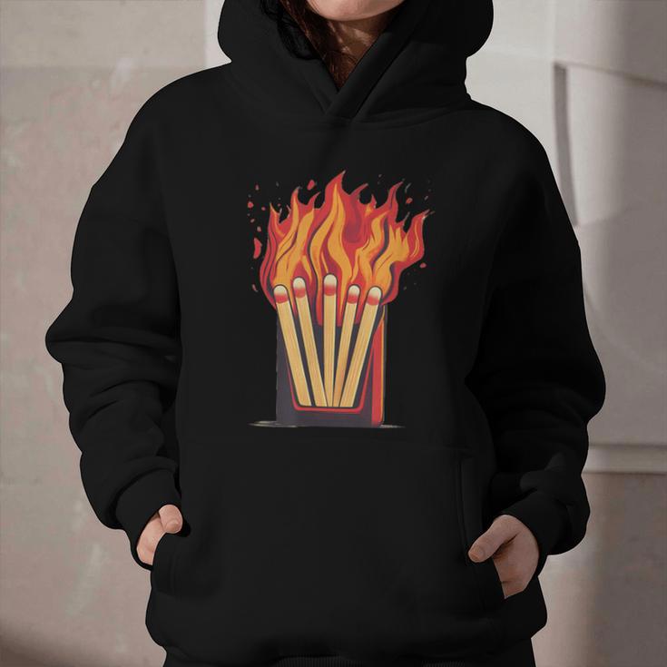 Flames And Lighter Costume For Matchbook Lovers Graphic Youth Hoodie Flames And Lighter Costume For Matchbook Lovers Graphic Youth Hoodie