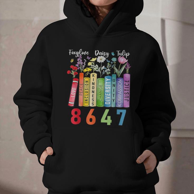 Floral Foxglove Daisy Tulip 8647 Books Lover Blooming Flower Graphic Youth Hoodie Floral Foxglove Daisy Tulip 8647 Books Lover Blooming Flower Graphic Youth Hoodie