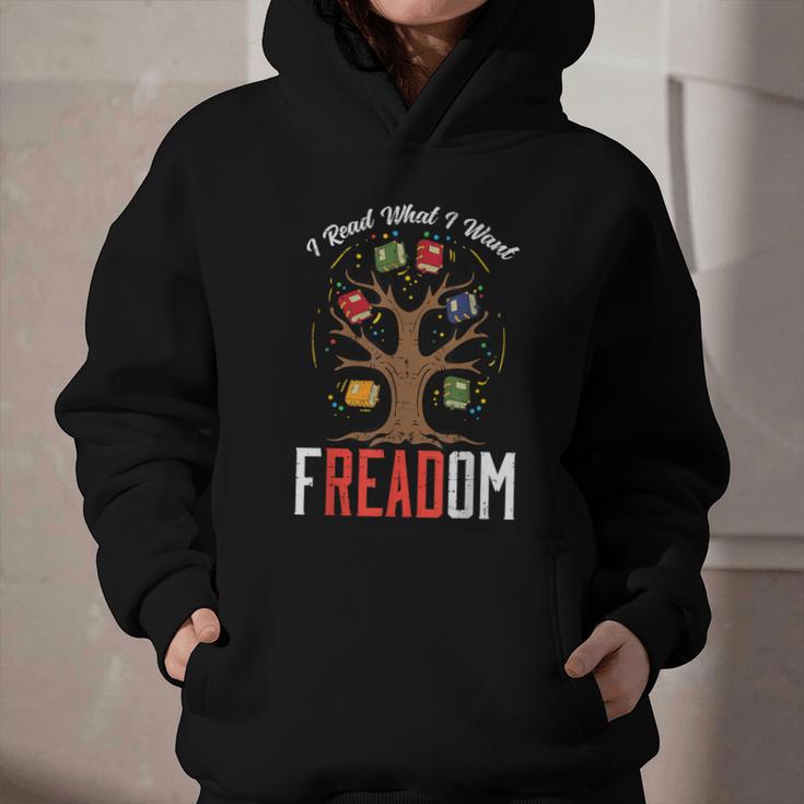Freadom Tree Read Reading Librarian Book Across America Graphic Youth Hoodie