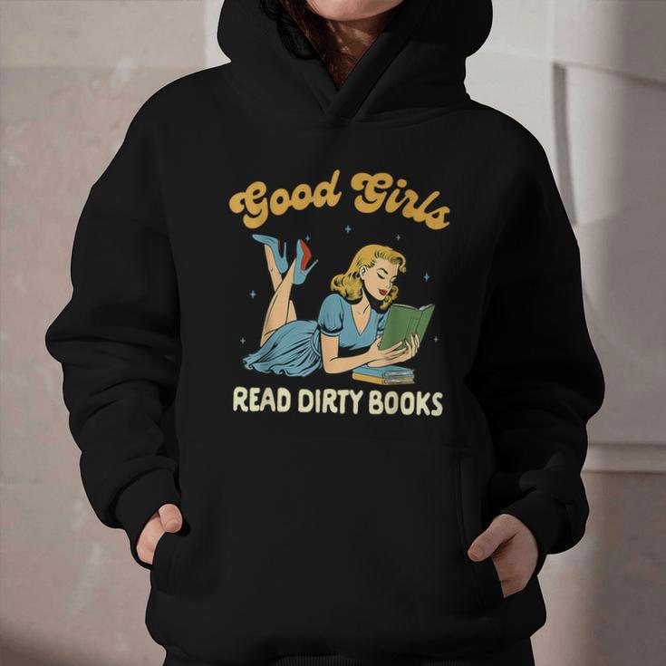 Good That Girls Read Dirty Books Smut Reader Book Romance Graphic Youth Hoodie