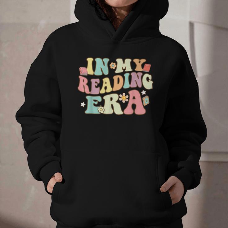 Groovy In My Reading Era Read Book Reader Reading Graphic Youth Hoodie