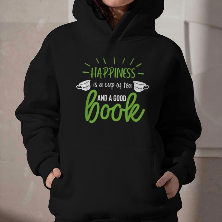Happiness Is a Cup Of Tea And a Good Book Graphic Youth Hoodie Happiness Is a Cup Of Tea And a Good Book Graphic Youth Hoodie