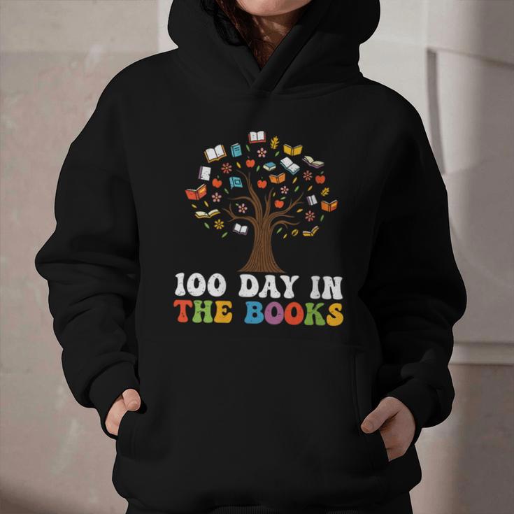 Happy 100 Days In The Books Reading Celebration Graphic Tees Graphic Youth Hoodie
