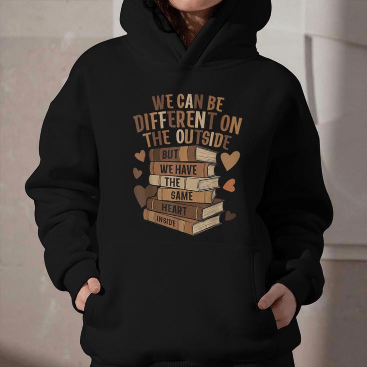 We Have The Same Heart History Month Book Lover Women Graphic Youth Hoodie