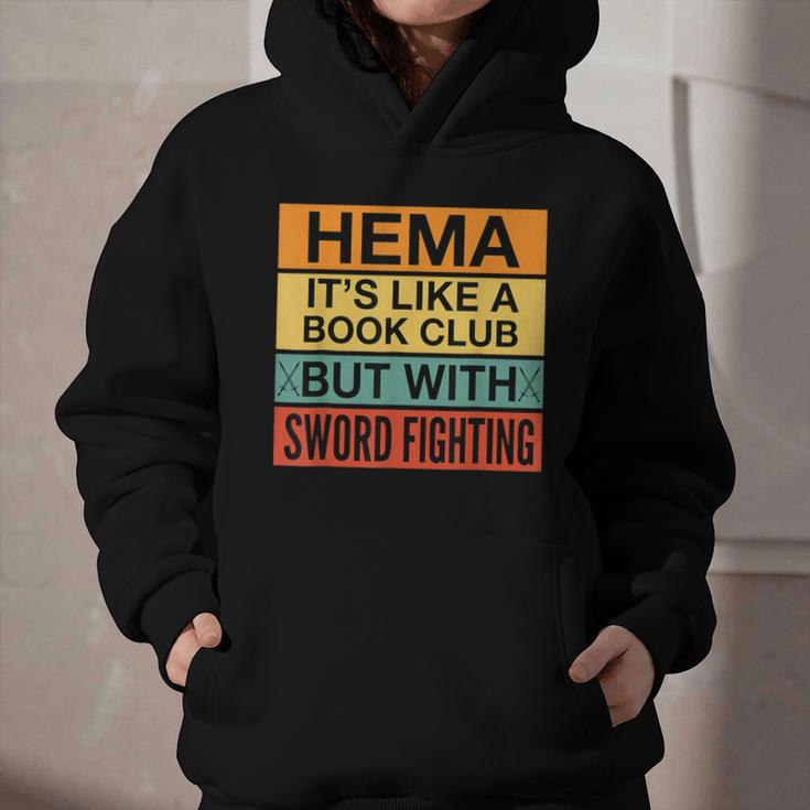 Hema Definition Like A Book Club With Swords Graphic Youth Hoodie Hema Definition Like A Book Club With Swords Graphic Youth Hoodie