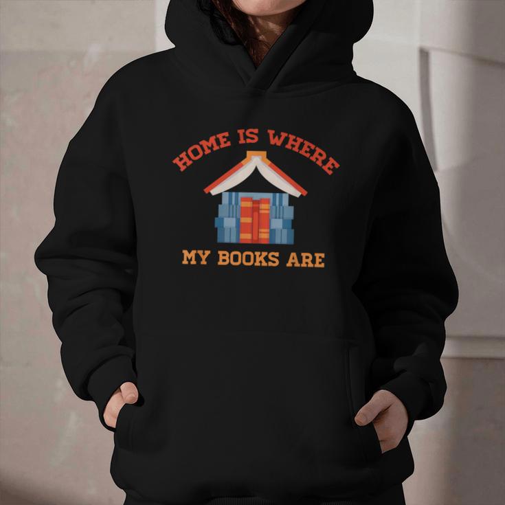Home Is Where My Books Are Graphic Youth Hoodie Home Is Where My Books Are Graphic Youth Hoodie