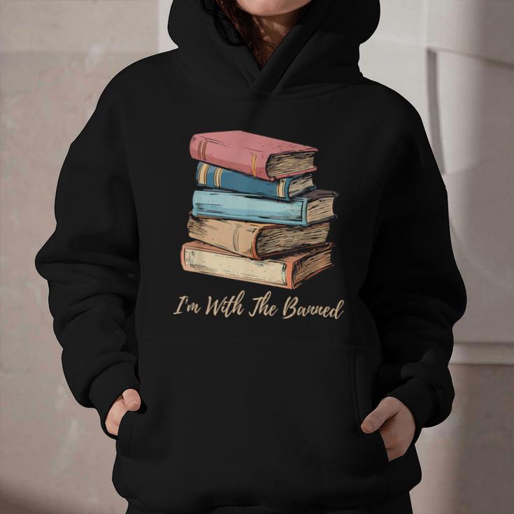 I'm With The Banned Read Banned Books Bookworm Men Women Graphic Youth Hoodie I'm With The Banned Read Banned Books Bookworm Men Women Graphic Youth Hoodie