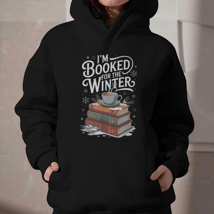 I'm Booked For The Winter Book Lover Graphic Youth Hoodie I'm Booked For The Winter Book Lover Graphic Youth Hoodie