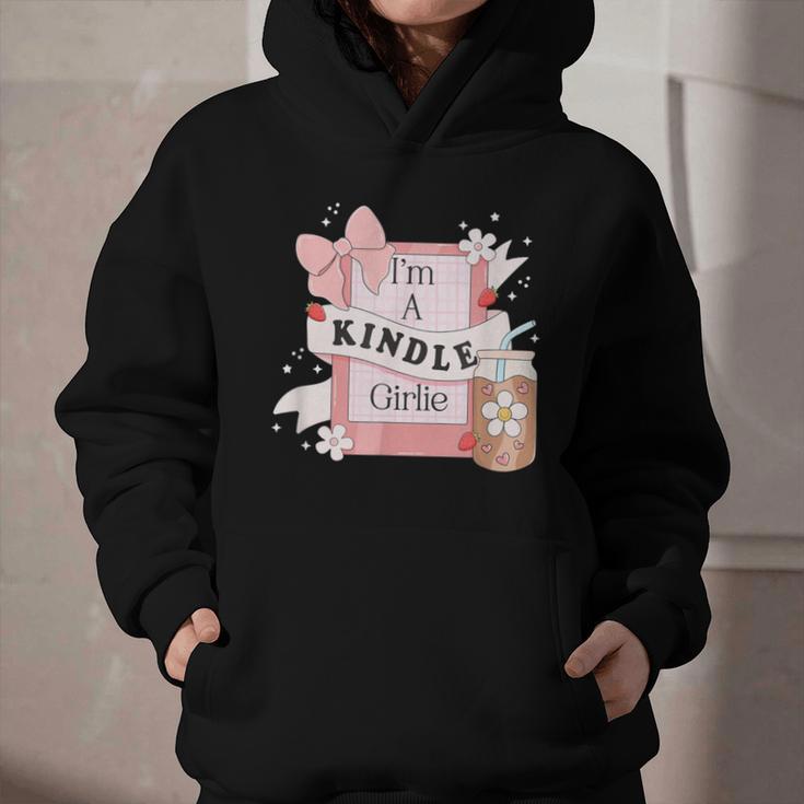 I'm A Kindle Girlie Book Lover Bookish Graphic Youth Hoodie