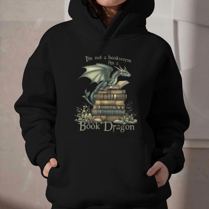 I'm Not A Bookworm I'm A Book Dragon Graphic Youth Hoodie