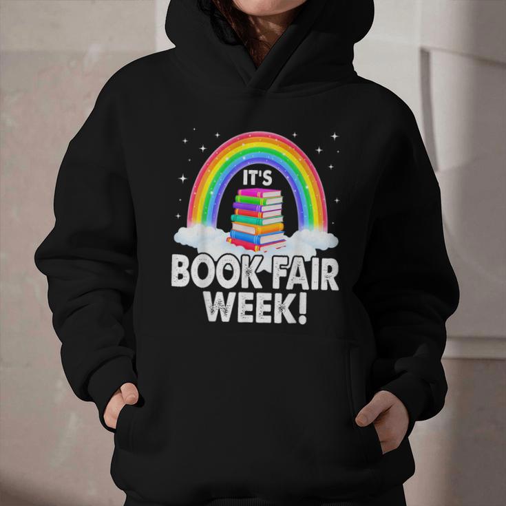 It's Book Fair Week Librarian Library Literacy Reading Graphic Youth Hoodie