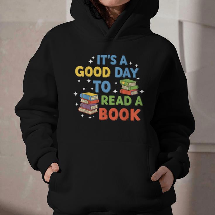 It's a Good Day To Read A Book Lovers Men Women Kids Graphic Youth Hoodie