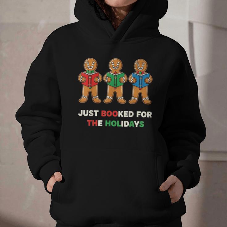Just Booked For The Holidays Gingerbread Graphic Youth Hoodie