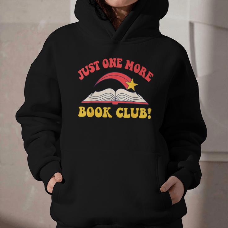 Just One More Book Club Bookish Hippie Graphic Youth Hoodie Just One More Book Club Bookish Hippie Graphic Youth Hoodie