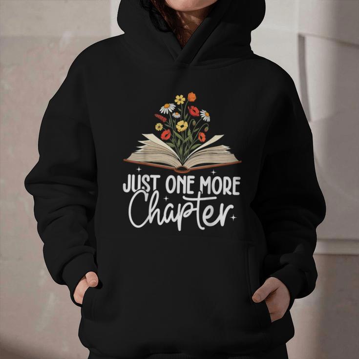 Just One More Chapter Floral Book Reading Girl Bookworm Graphic Youth Hoodie Just One More Chapter Floral Book Reading Girl Bookworm Graphic Youth Hoodie