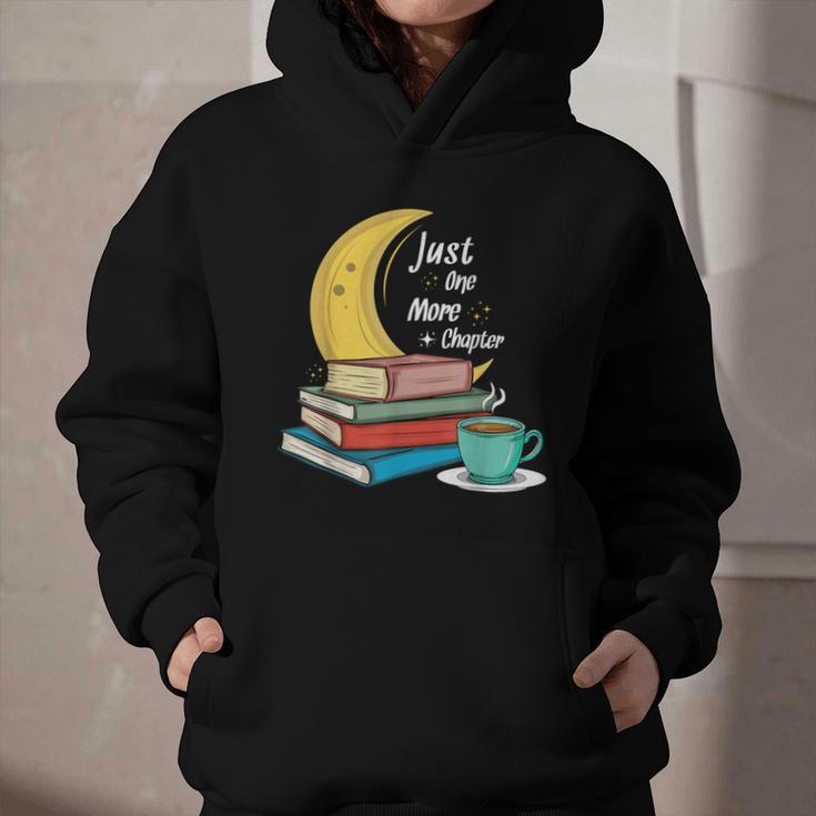 Just One More Chapter Love Book Reading Graphic Youth Hoodie