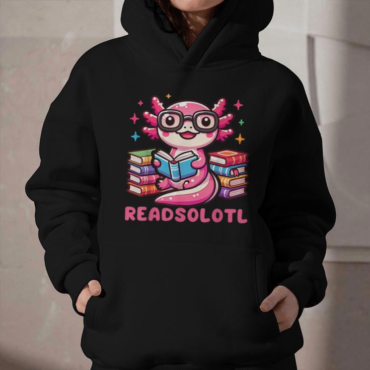 Kawaii Axolotl Readsolotl Book Lover Reading Bookworm Girls Graphic Youth Hoodie Kawaii Axolotl Readsolotl Book Lover Reading Bookworm Girls Graphic Youth Hoodie