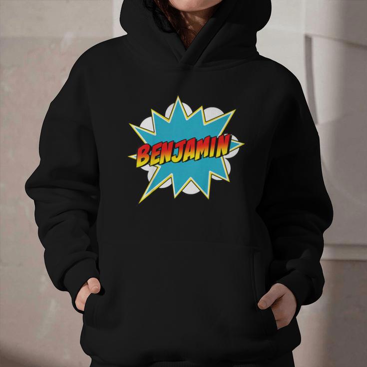 Kids Boys Benjamin Name Personalized Superhero Comic Book Graphic Youth Hoodie Kids Boys Benjamin Name Personalized Superhero Comic Book Graphic Youth Hoodie