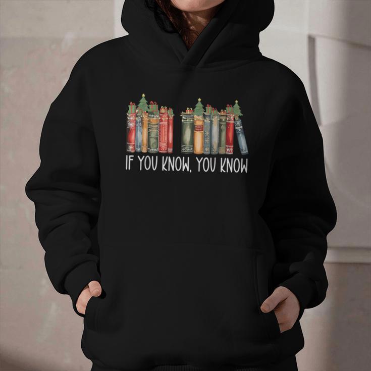 If You Know You Know 6 7 Reading Books Christmas 67 Meme Graphic Youth Hoodie