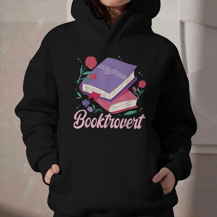 Literary Reading Book Introvert Booktrovert Reading Graphic Youth Hoodie