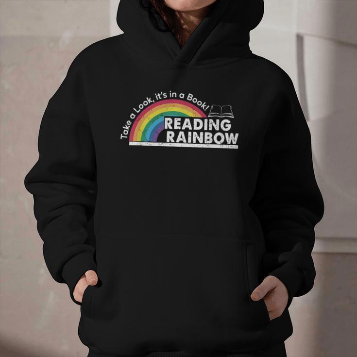 Take A Look It's In A Book Retro Reading Book Lover Graphic Youth Hoodie Take A Look It's In A Book Retro Reading Book Lover Graphic Youth Hoodie