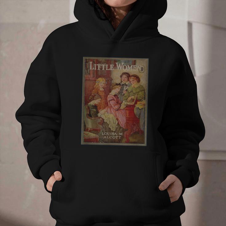 Louisa May Alcott Coming Of Age Novel Little Women Book Cover Small Graphic Youth Hoodie
