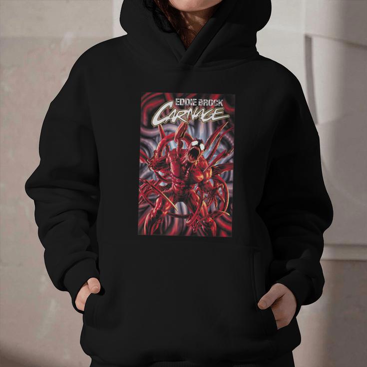 Marvel Spider-Man Eddie Brock Carnage Comic Book Cover Graphic Youth Hoodie