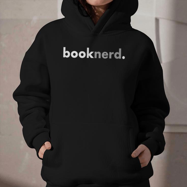 Minimalist Book Lover Book Nerd Graphic Youth Hoodie