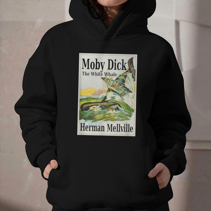 Moby Dick Book Cover Illustration Graphic Youth Hoodie