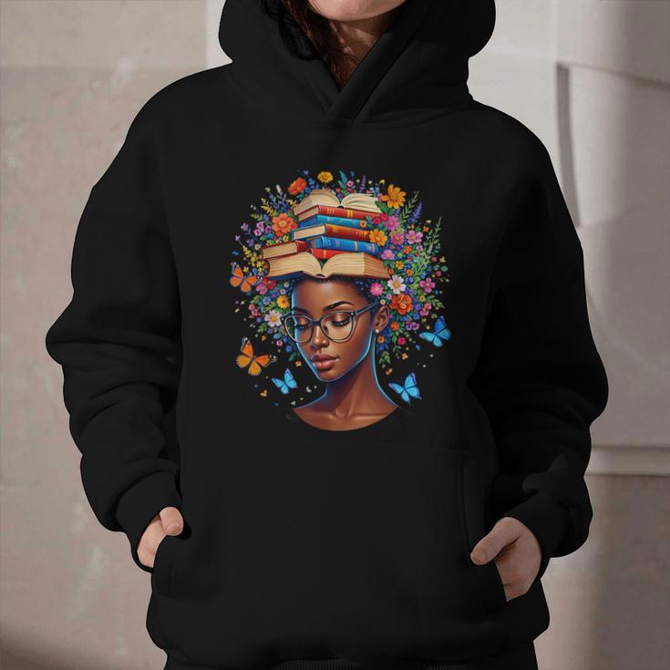 Month Honoring Past Inspiring Pride Melanin Book Graphic Youth Hoodie