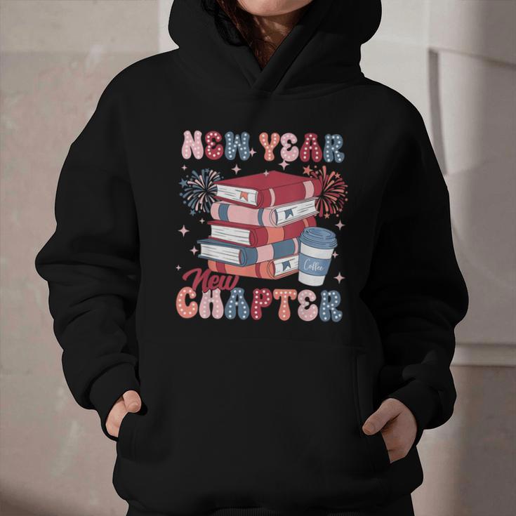 New Year New Chapter Happy New Year 2025 Book Lover Graphic Youth Hoodie