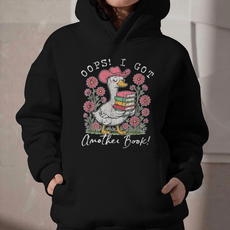 Oops I Got Another Book Goose Reading Humor Graphic Youth Hoodie Oops I Got Another Book Goose Reading Humor Graphic Youth Hoodie