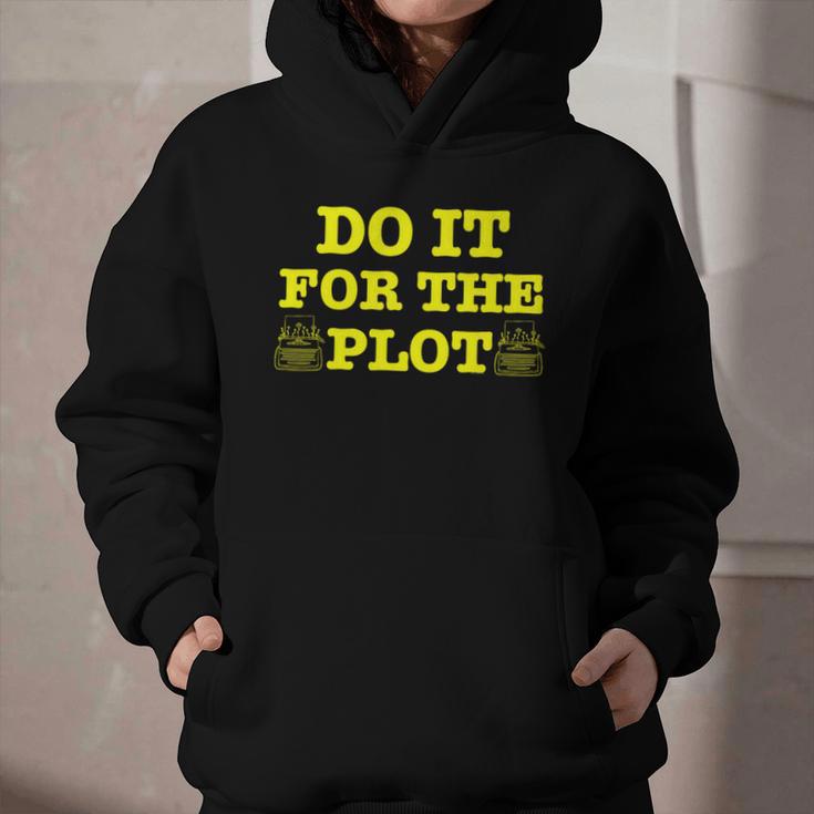 Do It For The PLOT Writer Author Book Journalist Meme Graphic Youth Hoodie