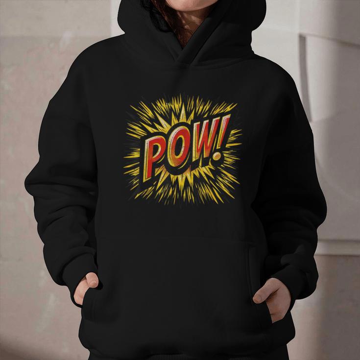 POW Comic Book Retro Artwork – Cartoon Collector Graphic Youth Hoodie