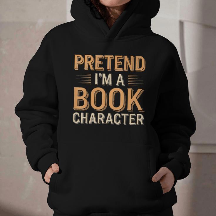 Pretend I'm A Book Character Graphic Youth Hoodie