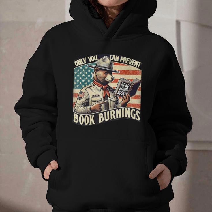 Only You Can Prevent Book Burnings Books Graphic Youth Hoodie
