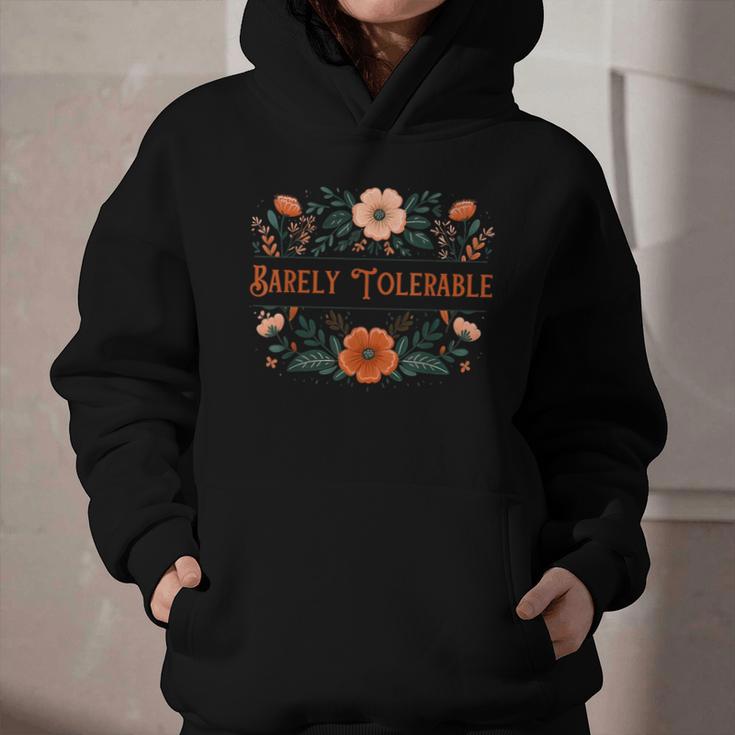 Pride And Prejudice Barely Tolerable Book Lover Bookish Graphic Youth Hoodie