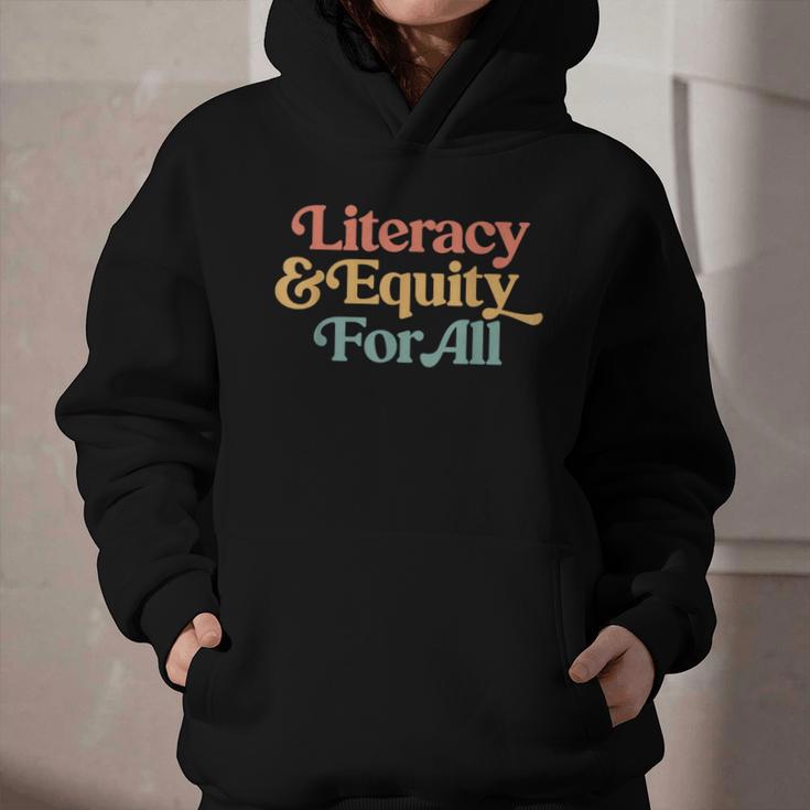 Protect Libraries Banned Books Literacy And Equity For All Graphic Youth Hoodie