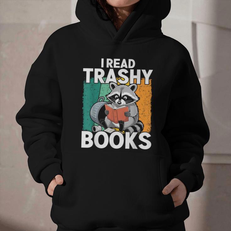 Raccoon Smutty Book Lover Spicy Romance Novels Women's Graphic Youth Hoodie