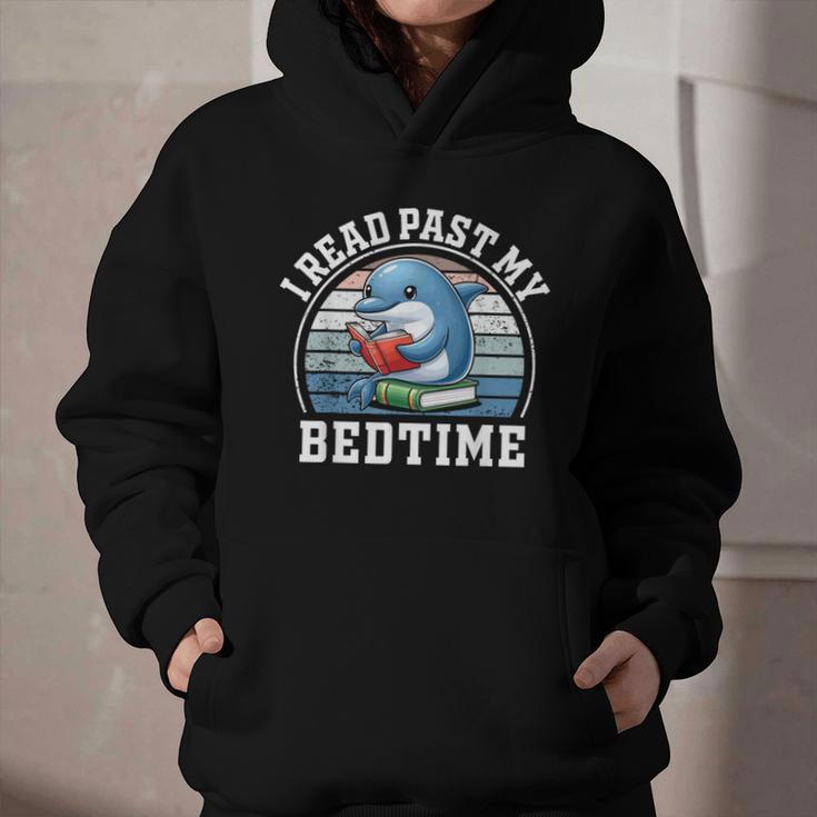 I Read Past My Bedtime Reading Dolphin Book Lover Graphic Youth Hoodie I Read Past My Bedtime Reading Dolphin Book Lover Graphic Youth Hoodie