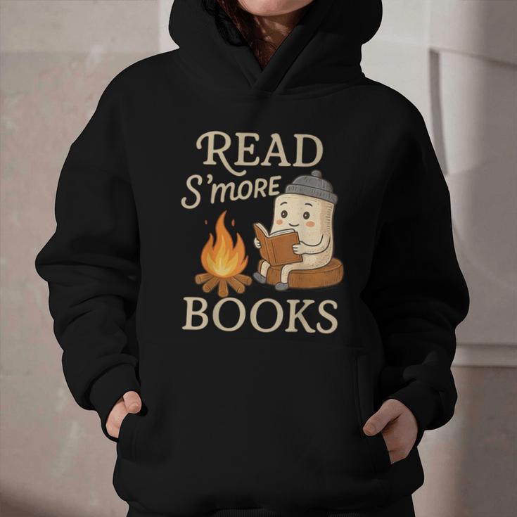 Read S'More Books Campfire Reading Book Lovers Camper Graphic Youth Hoodie