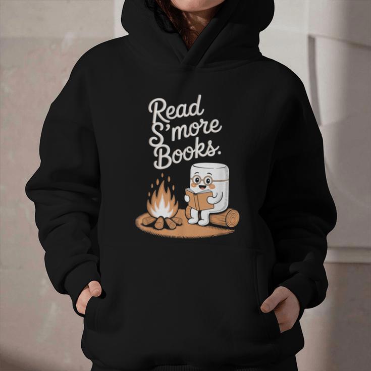Read S'More Books Camping Outdoors Reading Campfire Smores Graphic Youth Hoodie Read S'More Books Camping Outdoors Reading Campfire Smores Graphic Youth Hoodie