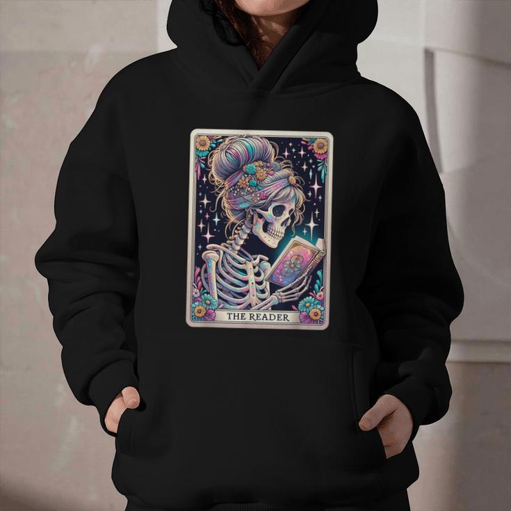 The Reader Tarot Card Women Book Lover Librarian Read Graphic Youth Hoodie The Reader Tarot Card Women Book Lover Librarian Read Graphic Youth Hoodie