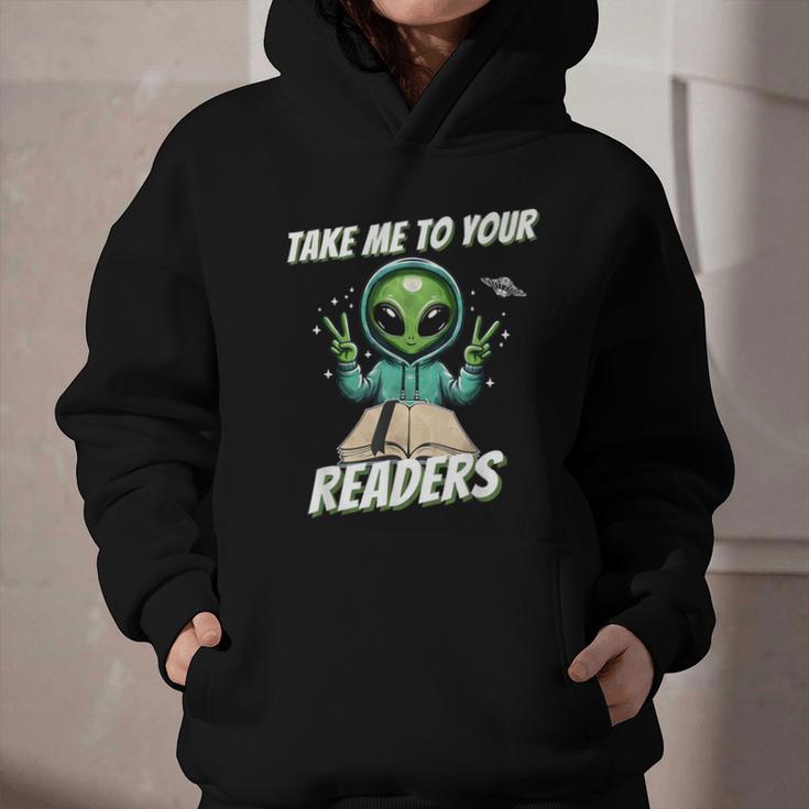 Take Me To Your Readers Across America Read More Books Graphic Youth Hoodie