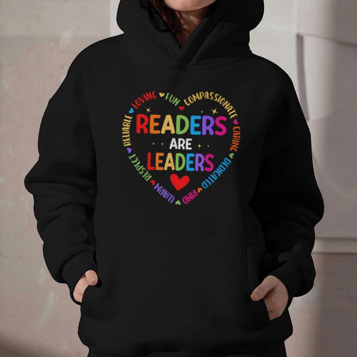 Readers Are Leaders Reading Teacher Women Kids Book Lovers Graphic Youth Hoodie Readers Are Leaders Reading Teacher Women Kids Book Lovers Graphic Youth Hoodie