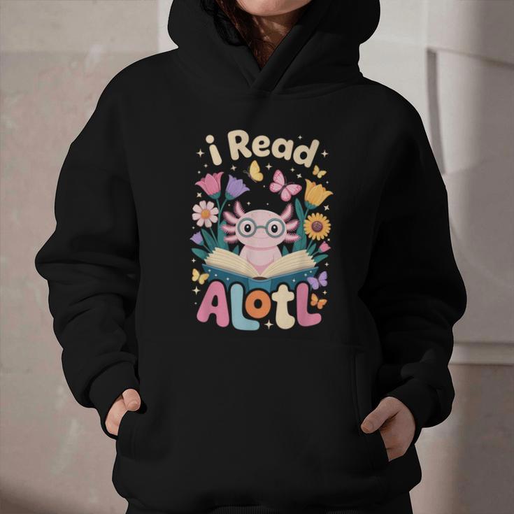 Reading Axolotl Book Lover Wildflowers Graphic Youth Hoodie Reading Axolotl Book Lover Wildflowers Graphic Youth Hoodie