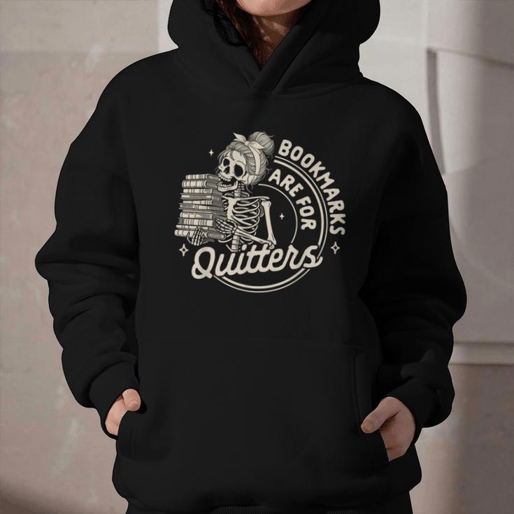 Reading Book Bookish Book Club Bookmarks Are For Quitters Graphic Youth Hoodie Reading Book Bookish Book Club Bookmarks Are For Quitters Graphic Youth Hoodie