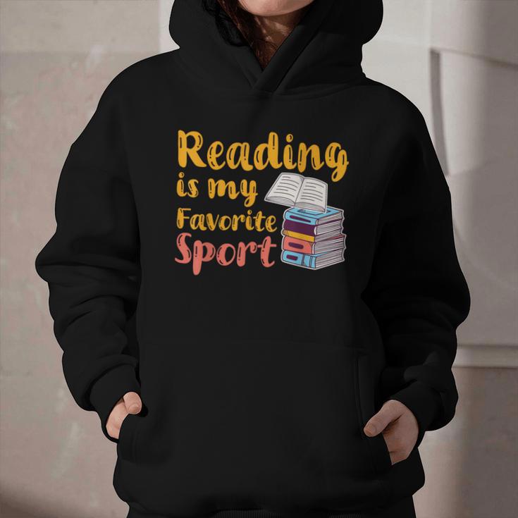 Reading Is My Favorite Sport Book Lovers Graphic Youth Hoodie